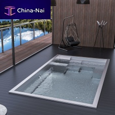 Built-in swim spa above-groundrectangular4-seater