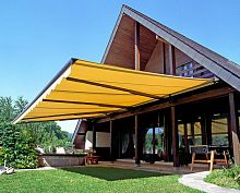Retractable awning motorizedpatioyellow