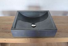 Countertop washbasin zincrectangularcontemporary