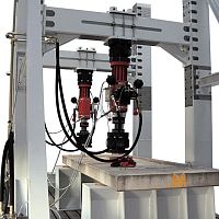 Linear actuator AHA serieshydraulicpistonfor the aerospace industry