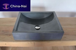 Countertop washbasin zincrectangularcontemporary