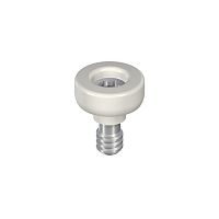 Ceramic healing cap CI RDfor implant abutments