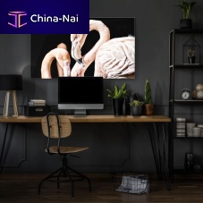 Wall-mounted decorative panel LIGHT-WALLbacklitLEDtextile