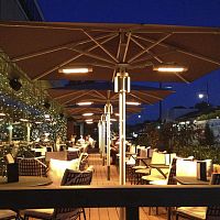 Patio umbrella light