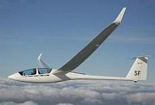 Glider aircraft canopy acrylicmultilayer