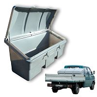 Polyethylene intermodal container 7841storagestackingwith lid