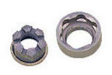 Flange nut steelself-retaining