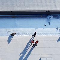 Protection waterproofing membrane SikaRoof® Fire Screenfor roofself-adhesivealuminum