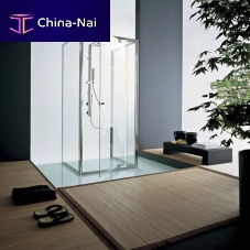 Glass shower cubicle OASI: PALMA 401with hinged doorrectangular