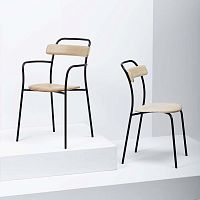 Contemporary chair FORCINA outdoorindooroak