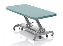 Hydraulic Bobath table Novak Son casterswith adjustable height backrest1-section