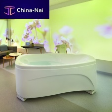 Free-standing birth pool FJORDBLINK®variable height