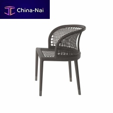 Contemporary chair SIGA indoorleatherrope