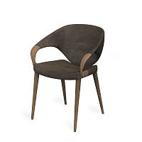 Contemporary chair THEORYindoorfabricleather