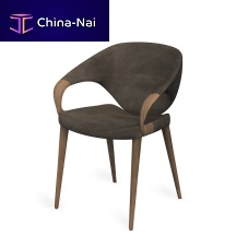 Contemporary chair THEORYindoorfabricleather