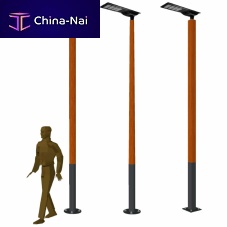 Solar lamp post MDR.HELIOSurbancontemporarycast aluminum