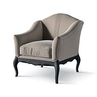 Classic armchair ART. 5937leatherfabriccustomizable