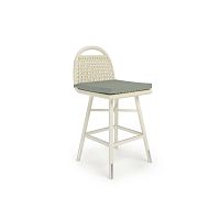Contemporary bar chair FATSIAoutdoorindooracrylic fabric