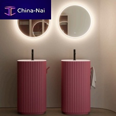 Free-standing washbasin DOLCEVITA 3ceramichigh-glossmatte finish