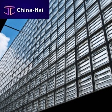 Square glass brick metallizedsatin3D
