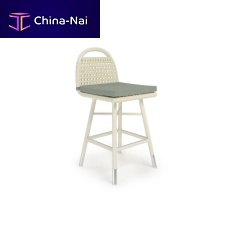 Contemporary bar chair FATSIAoutdoorindooracrylic fabric