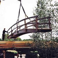 Wooden walkway