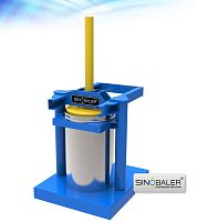 Organic trash compactor SVB2-GC-50stationaryhydraulic