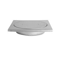 Metal floor drain C30TS for public spacesverticalsquare