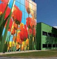 Panel cladding ALUDESIGNaluminumgypsum plasterprinted