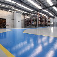 Smoothing paint PAVIWATERinsidefor floorfor concrete