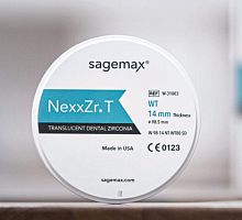 Zirconium dental material NexxZr Tfor dental bridgesmillingtranslucent