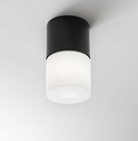 Contemporary ceiling light DITTOroundchromed metalpolycarbonate