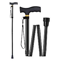 T-handle walking stick MHFOCBKheight-adjustablefolding