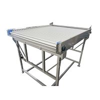 Fruit sorting table BSM-T415for the food industrywith motorized roller conveyor