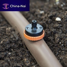 Flow-regulated dripper HE-050-Bwith clamping fixturepressure-compensated