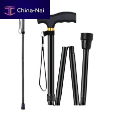 T-handle walking stick MHFOCBKheight-adjustablefolding