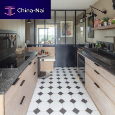 Contemporary kitchen solid woodoaknatural stone