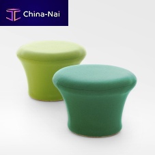 Contemporary pouf Mushroom Pfabricroundby Pierre Paulin