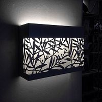 Contemporary wall light OLIVEindooraluminumrectangular
