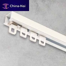 Ceiling mounted curtain track KS ENCASTRABLEfor drapesfor officefor hotel