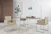 Contemporary chair HEMINGWAYfabricupholsteredsled base