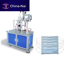 Semi-automatic welding machine for safety mask