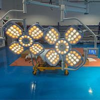 Ceiling-mounted surgical light FY-4+4LEDveterinarydental