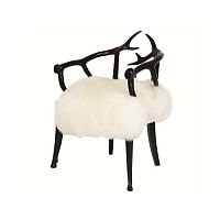 Original design chair CERFindoorfabricwooden base