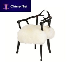 Original design chair CERFindoorfabricwooden base