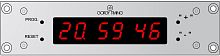 Airport clock LEDI 1/S digitalquartz