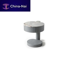 Contemporary bedside table NORAlacquered woodmarblewooden base
