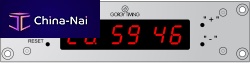 Airport clock LEDI 1/S digitalquartz