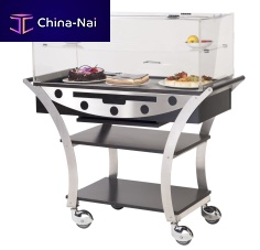 Restaurant trolley CONTEMPORAINE : 304NWrefrigeratedgardenstainless steel