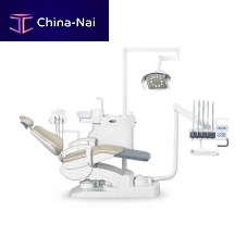 Dental treatment unit with chair AL-388S2with adjustable headrestwith hygiene systemwith delivery system